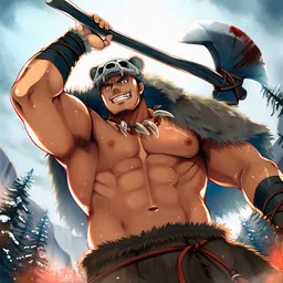 熊殺の斧戦士