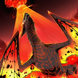 火炎竜巻の翼竜