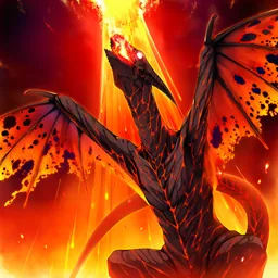 火炎竜巻の翼竜