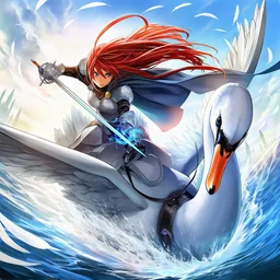 白鳥の魔法戦士
