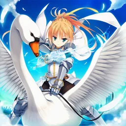 白鳥の魔法戦士