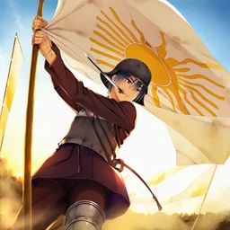王国の旗持ち