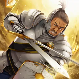 白鎧の騎士隊長