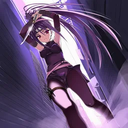 駆け抜ける女暗殺者