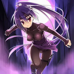 駆け抜ける女暗殺者