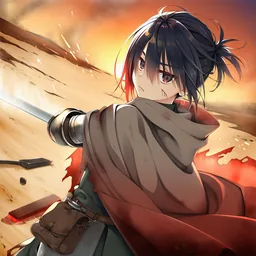 渡り歩く少女剣士