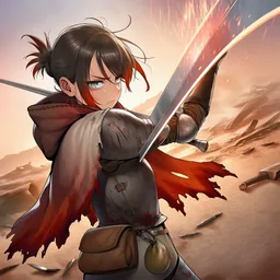 渡り歩く少女剣士