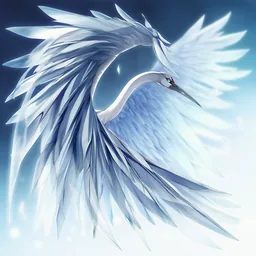 銀の翼の怪鳥