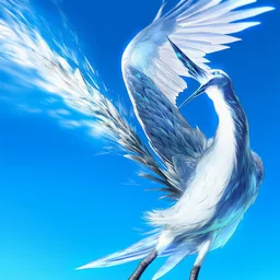 銀の翼の怪鳥