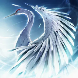 銀の翼の怪鳥