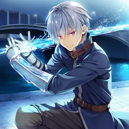 軽装の魔術剣士