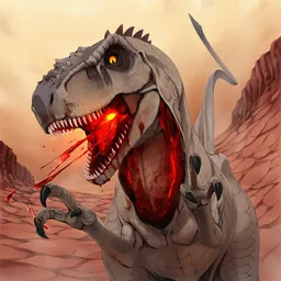 獰猛な二足竜