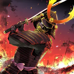 東方の鎧武者