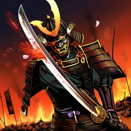 東方の鎧武者