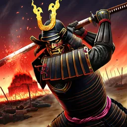 東方の鎧武者
