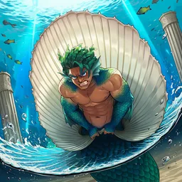 人魚族の盾兵
