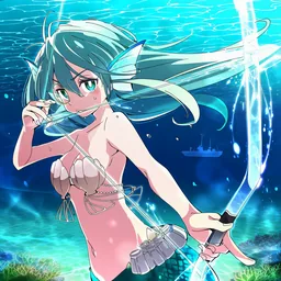 人魚族の弓兵