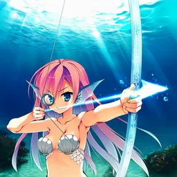 人魚族の弓兵