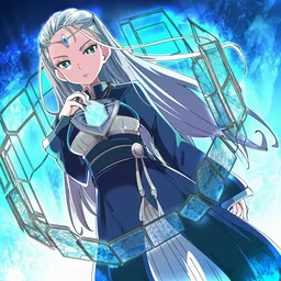 魔法護符を持つ女性
