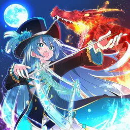 召喚竜魔道士『リュウカ』