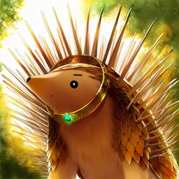 棘針体の甲殻獣