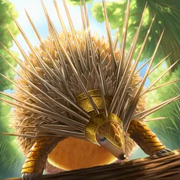棘針体の甲殻獣