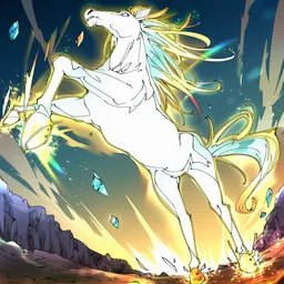 光の伝説馬