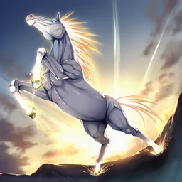 光の伝説馬