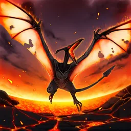 爆熱の翼竜