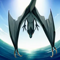 急降下する翼竜