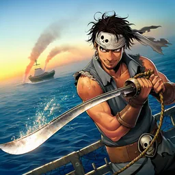 髑髏諸島の海賊剣士