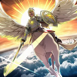 天馬に乗る騎士