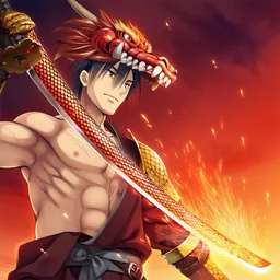 龍鱗刀の剣士