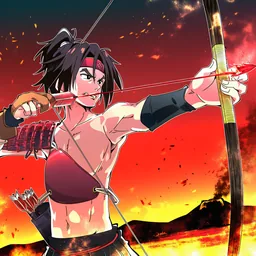東方の弓武者