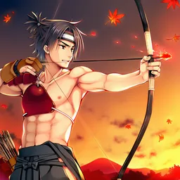 東方の弓武者