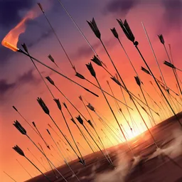 矢の雨
