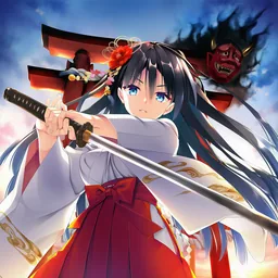 東方の戦巫女『狭霧』