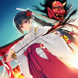 東方の戦巫女『狭霧』