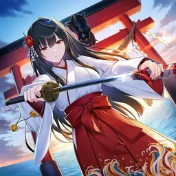 東方の戦巫女『狭霧』