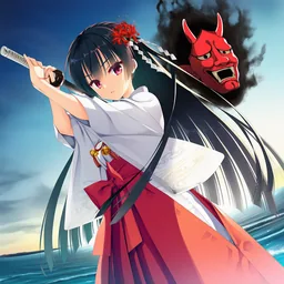 東方の戦巫女『狭霧』