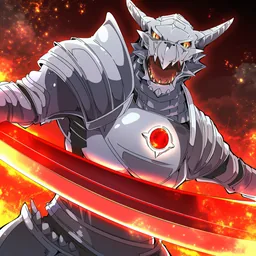 銀殻竜の剣士『ダイソン』