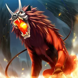 急襲する鬼面獣